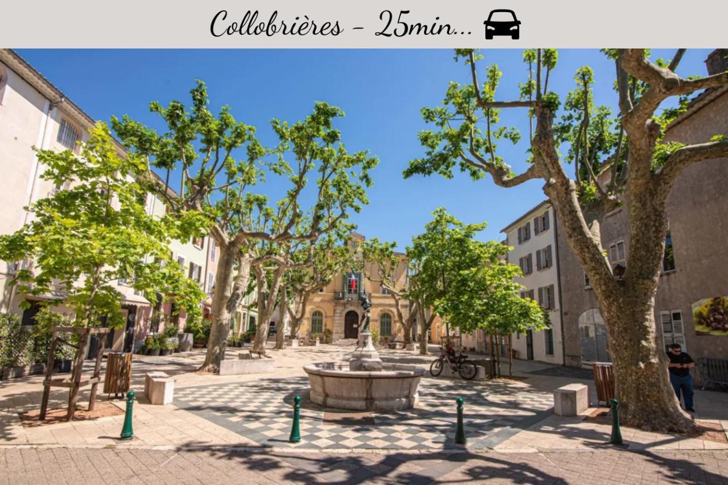 Netflix - Lit Queen Size - Terrasse Plein Sud - Climatisation - 2'Centre-Ville - 6'Mer - Parking Prive - 56M2 - L'Olivine - Offre Speciale Ла Лонд-ле-Мор Екстериор снимка