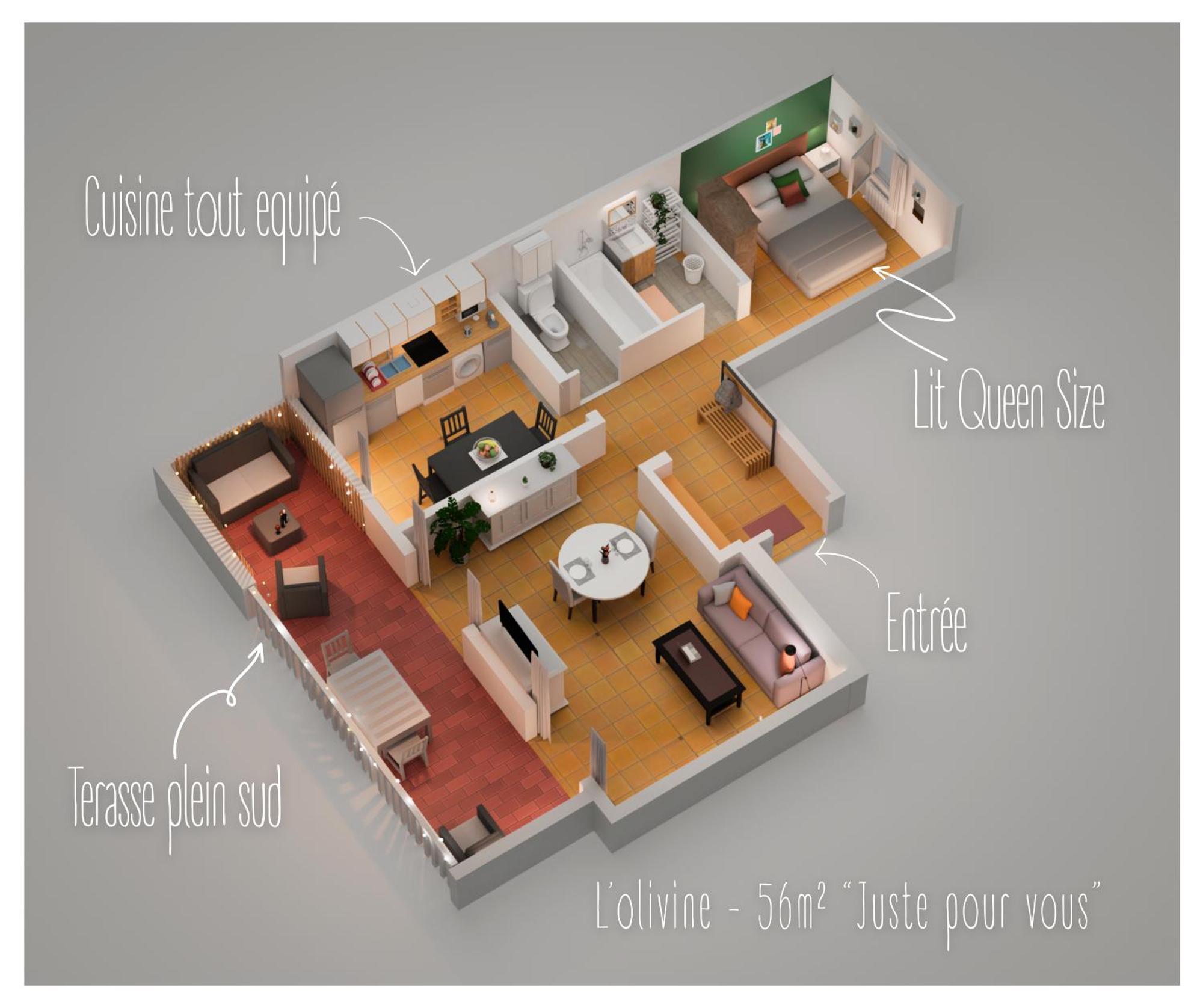 Netflix - Lit Queen Size - Terrasse Plein Sud - Climatisation - 2'Centre-Ville - 6'Mer - Parking Prive - 56M2 - L'Olivine - Offre Speciale Ла Лонд-ле-Мор Екстериор снимка